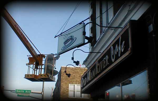 Sign installation